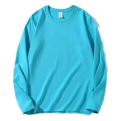 New 220g Heavy Long Sleeve T-Shirt Men Women Xinjiang Cotton