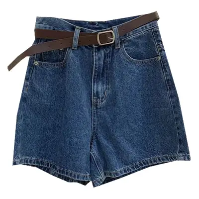 2025 Summer Denim Shorts High Waist Women