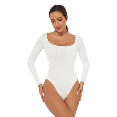 Black Long-Sleeve Women's Slim Fit Jumpsuit