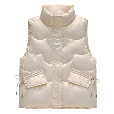 Women's White Waistcoat Vest Fall Winter 2022