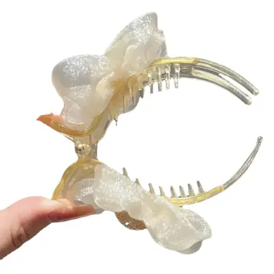 Mesh Sunflower Hair Clip with High Grip & Elegant Design