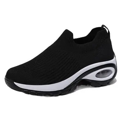 Women's Fly-Knit Slip-On Running Shoes Maroon