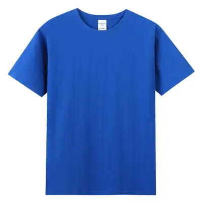 Pure Cotton Blank T-Shirt Round Neck Short Sleeve