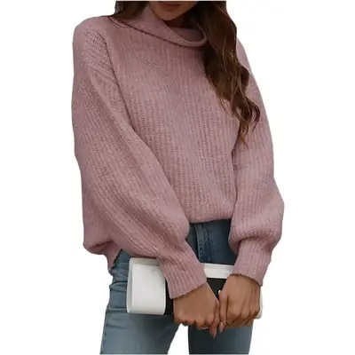 Women's 2026 Knit Turtleneck Sweater Set