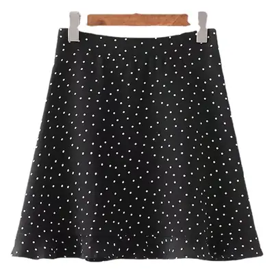 Women's Ruffled Hem Floral Skirt High Waist Mini