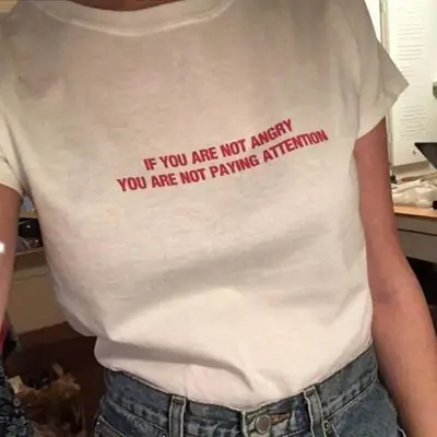 Red Letter Short Sleeve T-Shirt for Men Women