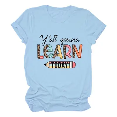 Women's Yellow Learn Today Graphic T-Shirt