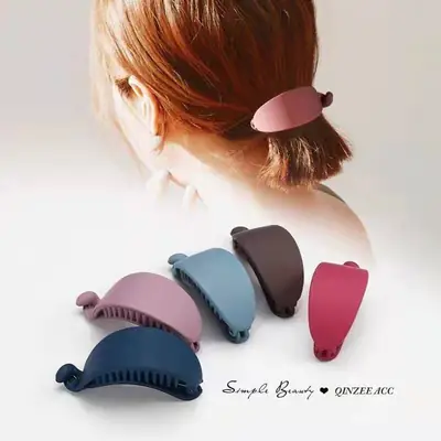 Fashion Frosted Banana Clip for Ponytail