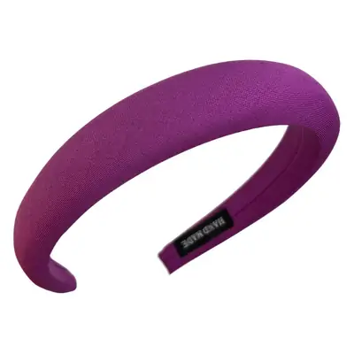 Purple French Style Headband with Wide Edge