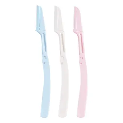 Pink Anti-Scratch Eyebrow Knife Set for Women