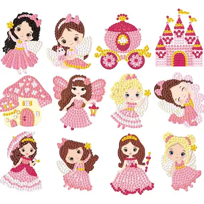 Children's Diamond Sticker Set for Concentration Training