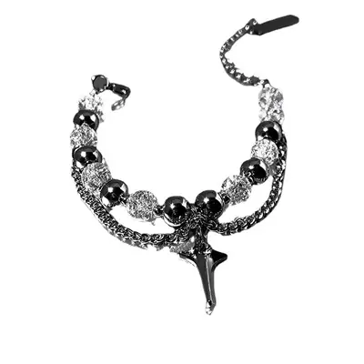 Cold Wind Ice Crack Beaded Bracelet Women's Niche Design