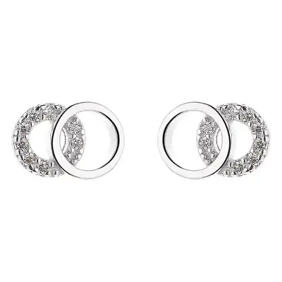 925 Sterling Silver Circle Ear Nails Women's New Fashion Minimalist Ins Style All-match Ear Bone Nails Advanced Elegant Ear Jewelry