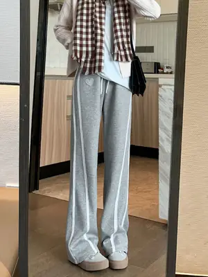 Women Banana Pants Spring Autumn 2026 Loose Wide Leg Cotton