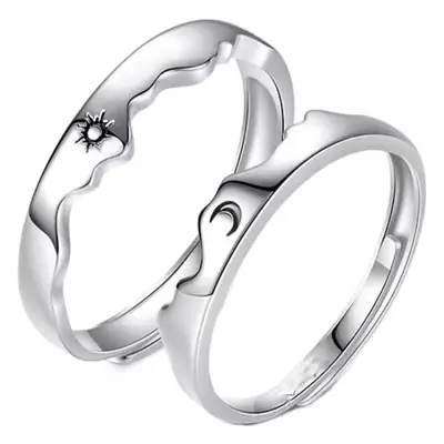 Couple Ring Sun Moon Mountain Sea Open Plain Long Distance Love