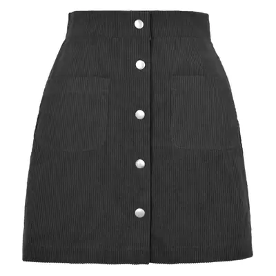2023 Black Slim Fit Single Button Skirt for Women