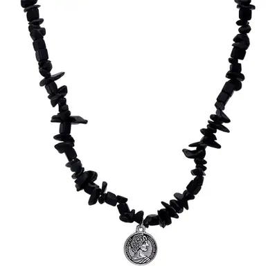 Vintage Distressed Necklace for Women Summer High-End Niche Design