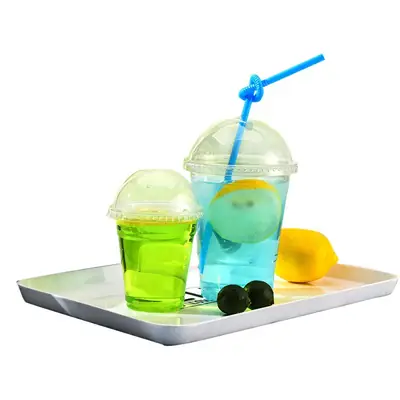 Shangji Disposable Plastic Coffee Cup with Lid