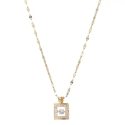 Wen Jian Rose Gold Clavicle Necklace for Women