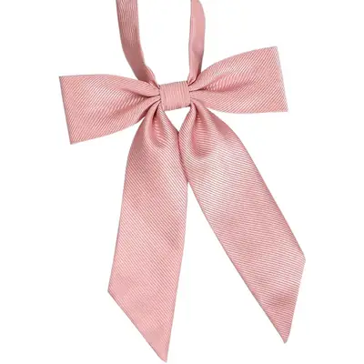 Pink Bow Tie for Women's Sailing Suit Shirt