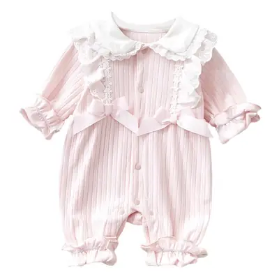 Autumn Baby Hooded Romper Pure Cotton Princess Suit