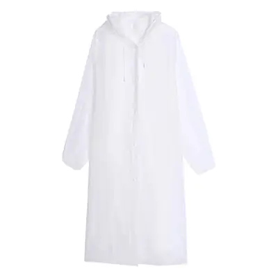 Eva Fabric Raincoat Long Purple Men Women Kids