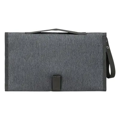 Portable Baby Diaper Bag Grey Foldable Multi-Purpose