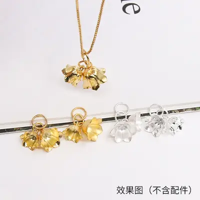 S925 Sterling Silver Zhou Family Same-style Scrub Blink Orchid Pendant