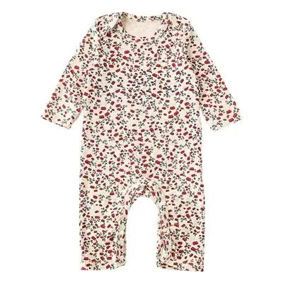Baby Cotton Floral Long Sleeves Crawling Jumpsuit 2025