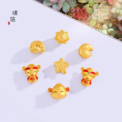 Gold Sand Jewelry Set for Women Lucky Accessories