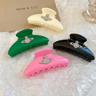 Full Diamond Hair Clips for Women Summer Back Head Updo