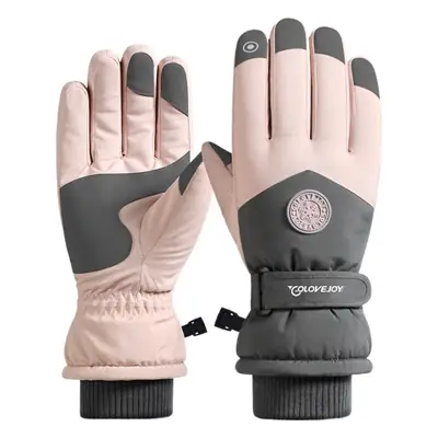 Winter Ski Gloves for Men Women Waterproof Touch Screen Fleece Lined