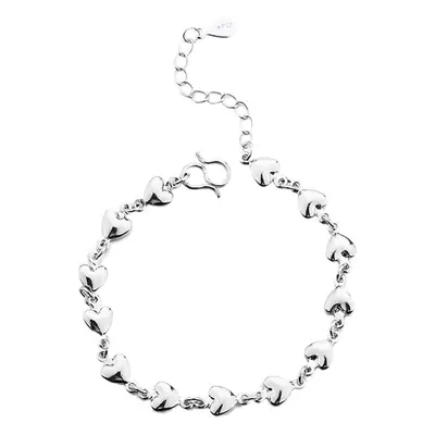 Heart-Shaped Bracelet for Women Elegant Light Sparkle