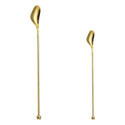 304 Stainless Steel Bar Spoon Long Handle Mixing Rod Double Head