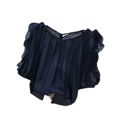 Green Chiffon T-Shirt for Women Summer Wear