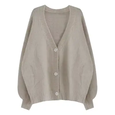 2025 Korean Style Black Knitted Sweater for Women