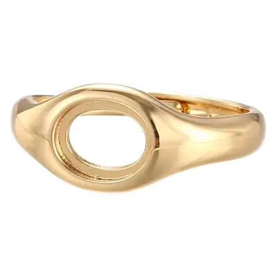 Adjustable Oval Jade Beeswax Ring Support for Men Women