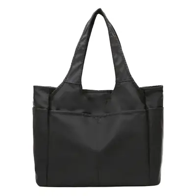 Black Large Capacity Tote Bag for Women