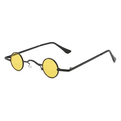 Round Frame Metal Sunglasses for Women Men Trendy Fashion