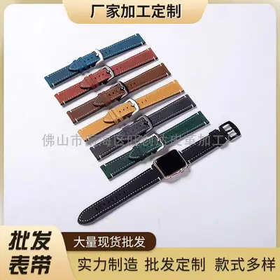 Crazy Horse Cowhide Leather Watch Straps 1819202124mm
