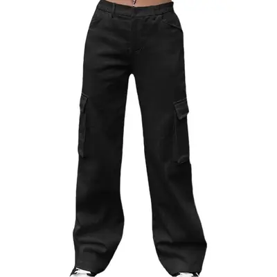 2023 Women's Loose Fit Multi-Pocket Casual Pants