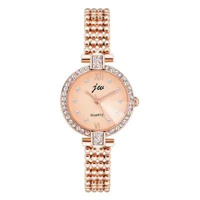 JW Ladies Rose Gold Quartz Watch Small