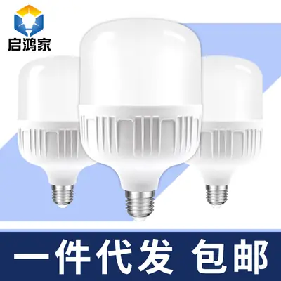 E27 Led Bulb White Light Three-Proof Plastic Bulb