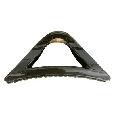 French Acetic Acid Hairpin Peacock Blue Back Clip Triangle Hollow Grab Large Hair Accessories