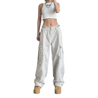 American Street Trendy Pants for Men Women Autumn Slimming High Waist