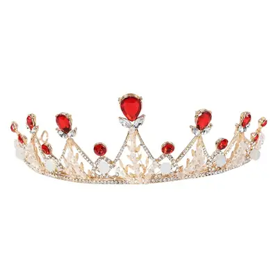 European Style Zircon Crown Princess Hair Hoop for Bride Party