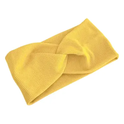 Women's Yellow Sweat-Absorbent Yoga Headband