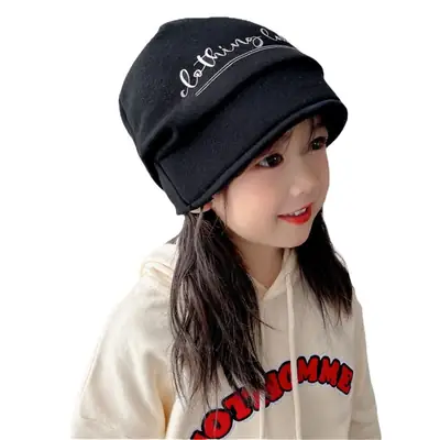 Women's Beige Embroidered Beanie for Winter