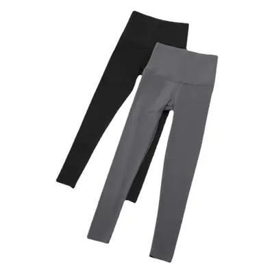 Women Grey Adda Leather Leggings High Waist Spring