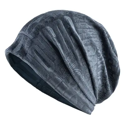 Men's Blue Thermal Neck Cover for Cycling & Windproof Outdoor Use